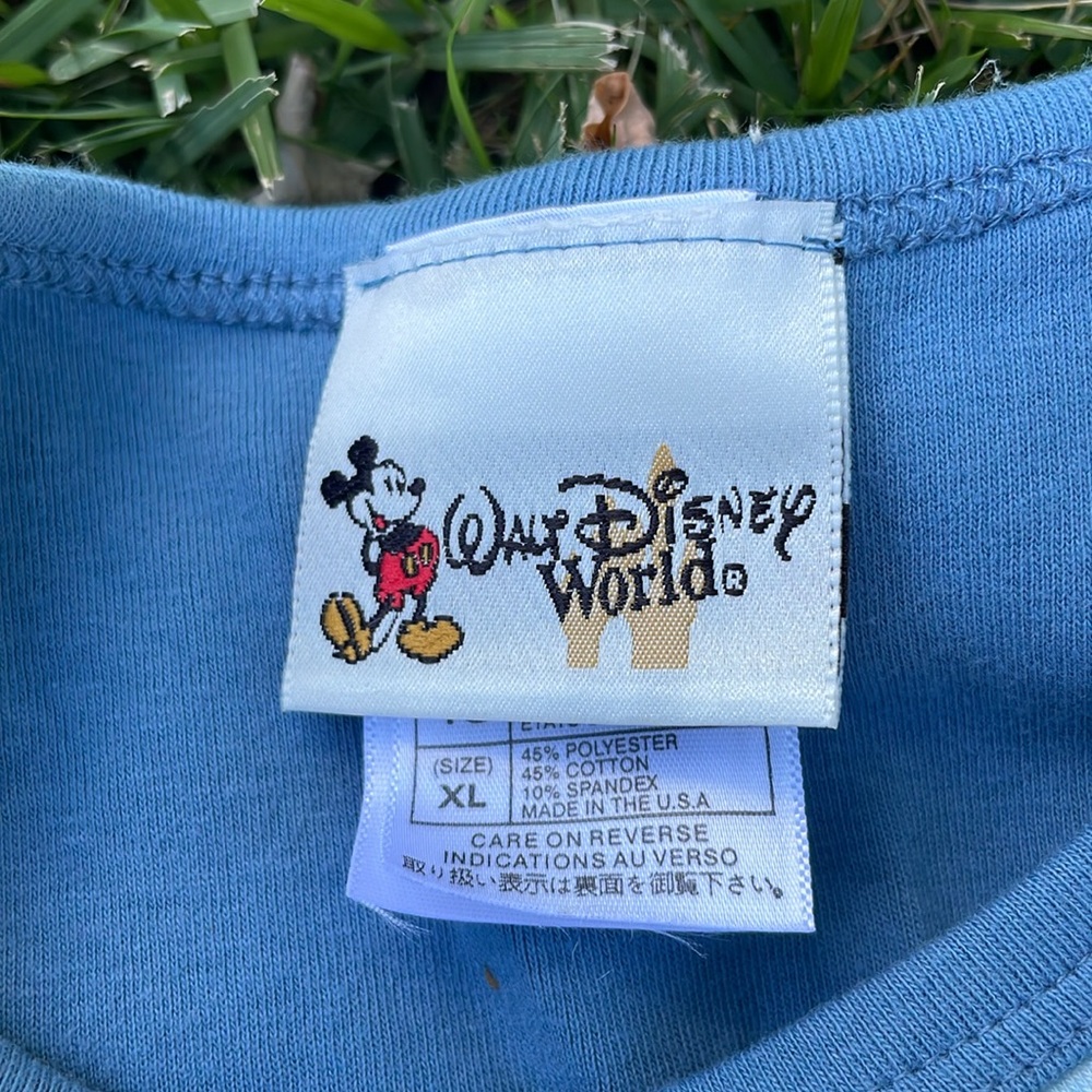 Walt Disney Women’s Blue Venice Italy Bedazzled Tank Top NWOT - Picture 3 of 6